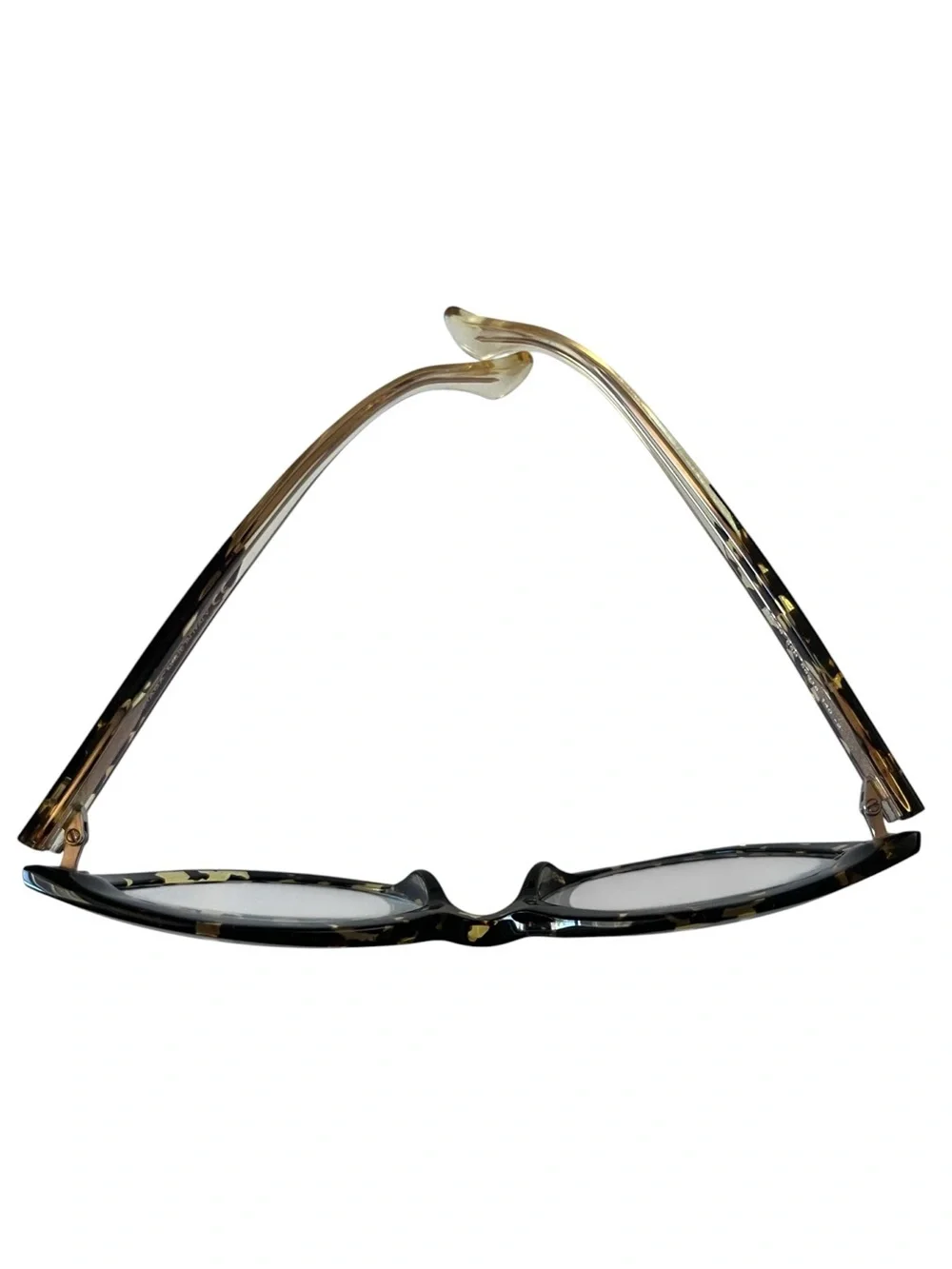 Balenciaga Y2K BA48 Cat Eye Eyeglasses Frames Havana Brown Tortoise 55B